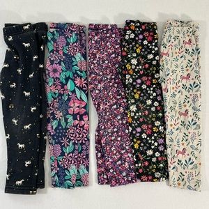 Bundle - Toddler Girls Old Navy printed leggings 3T (set of 5)